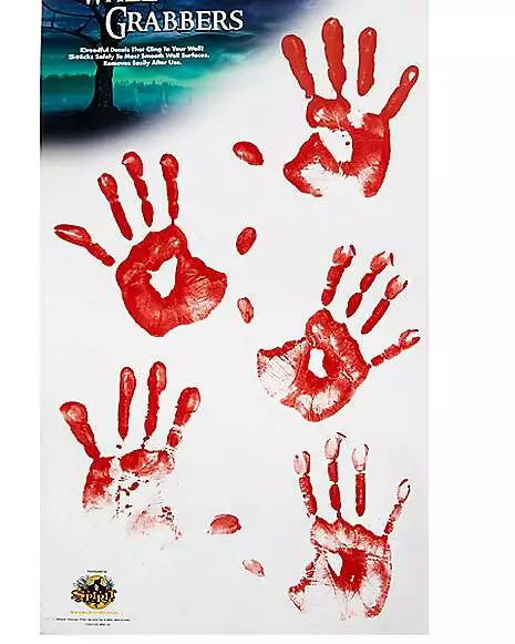 Floor Gore Bloody Human Handprints Decoration 4 Floor Gore Bloody Human Handprints Decoration - Image 2