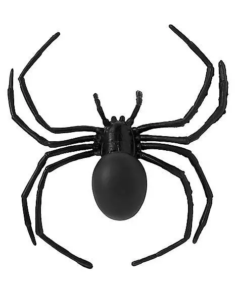 6 Inch Black Widow Spider 4 6 Inch Black Widow Spider - Image 2