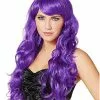 Purple Curls Wig -Halloween Sales 01261635 a