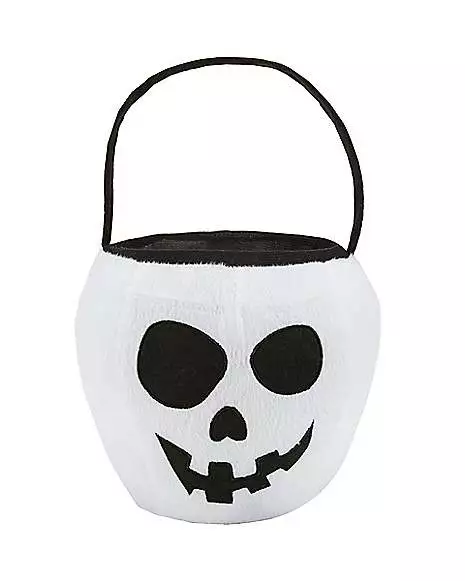 Skull Plush Treat Bucket 3 Skull Plush Treat Bucket