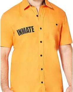Arkham Inmate Work Shirt - Suicide Squad -Halloween Sales 01324516 c