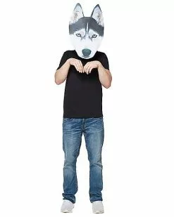 Big Head Foam Husky Half Mask -Halloween Sales 01346493 c