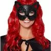 Black Cat Party Eye Mask -Halloween Sales 01353382 a