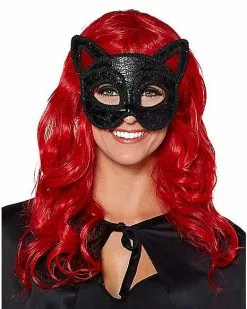 Black Cat Party Eye Mask