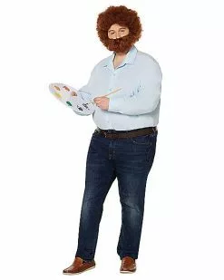 Adult Bob Ross Costume - Firefly -Halloween Sales 01369651 c