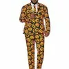 Adult Jack-O-Lantern Plus Size Suit -Halloween Sales 01381524 a