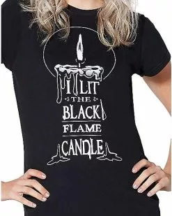 Black Flame T Shirt - Hocus Pocus -Halloween Sales 01384130 c
