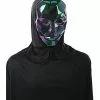 Iridescent Metallic Hooded Mask -Halloween Sales 01391473 a