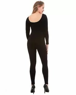 Long Sleeve Seamless Catsuit -Halloween Sales 01394170 b
