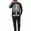 Long Sleeve Skeleton T Shirt -Halloween Sales 01395417 a