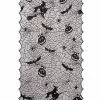 Light Up Lace Spider Web Window Curtain -Halloween Sales 01409705 a