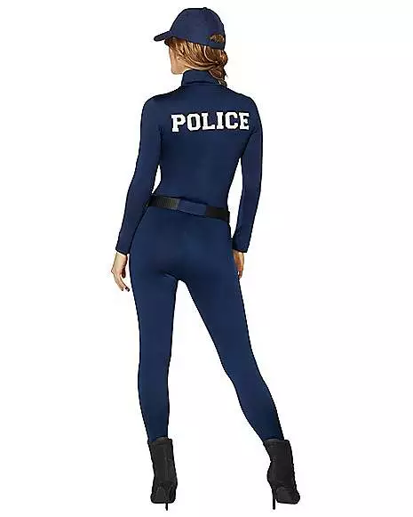 Adult Police Officer Catsuit Costume 4 Adult Police Officer Catsuit Costume - Image 2
