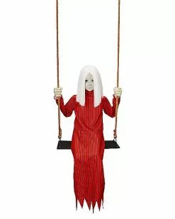 Ghostly Swing Girl Static Prop -Halloween Sales 01437862 c