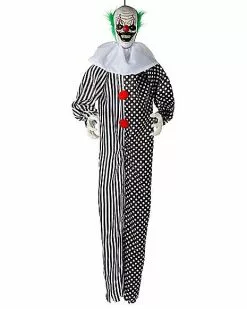 6 Ft Animated Hanging Clown Decoration 6 6 Ft Animated Hanging Clown Decoration -Halloween Sales 01437888 b