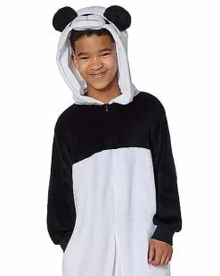 Kids Panda One-Piece Costume 7 Kids Panda One-Piece Costume -Halloween Sales 01445600 b