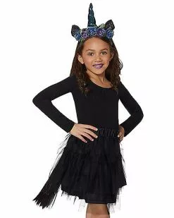 Kids Faux Fur Light-Up Unicorn Costume Kit -Halloween Sales 01446905 c