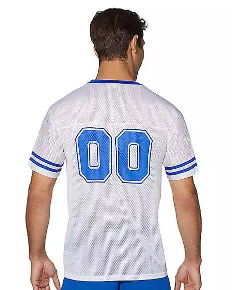 White Football Jersey 7 White Football Jersey - Image 5