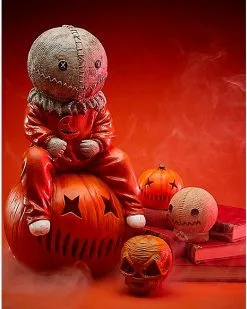 16 Inch Light-Up Sam Statue Decoration - Trick 'r Treat -Halloween Sales 01455641 d