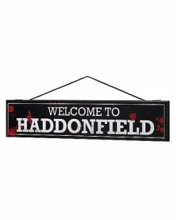 Welcome To Haddonfield Sign - Halloween -Halloween Sales 01455856 c