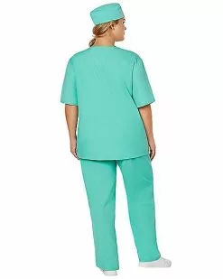 Adult ER Surgeon Plus Size Costume -Halloween Sales 01463249 e