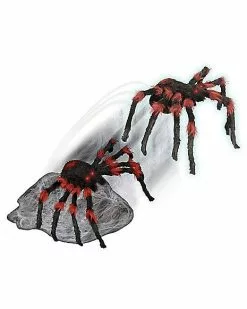 21 Inch LED Black Jumping Spider Animatronic -Halloween Sales 01463447 c