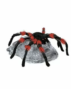 21 Inch LED Red And Black Jumping Spider Animatronic 11 21 Inch LED Red And Black Jumping Spider Animatronic -Halloween Sales 01463447 d