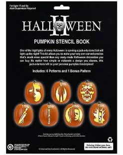 Michael Myers Pumpkin Stencil Book - Halloween 2 -Halloween Sales 01465582 b