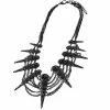 Black Chain Link Necklace -Halloween Sales 01473156 a