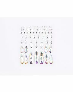 Clear Press On Gem Stones 65 Piece Set -Halloween Sales 01474550 c