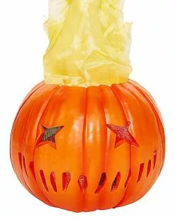 Light-Up Flaming Pumpkin - Trick 'r Treat -Halloween Sales 01490200 d