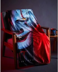 Pennywise Fleece Blanket - It -Halloween Sales 01492321 c