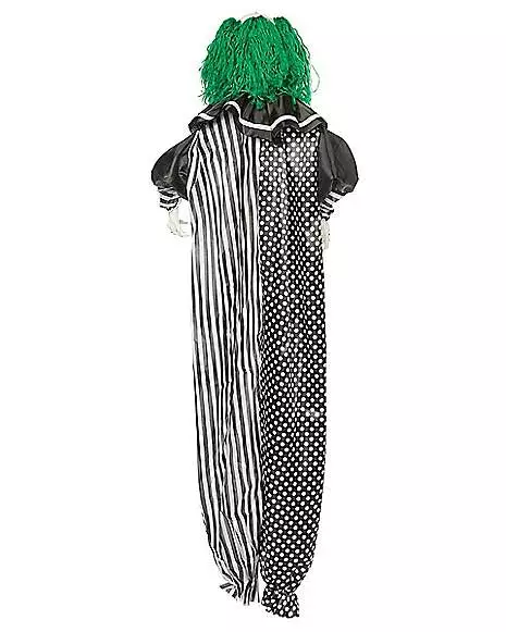 5 Ft Animated Light-Up Clown Hanging Prop - Decorations 4 5 Ft Animated Light-Up Clown Hanging Prop - Decorations - Image 2