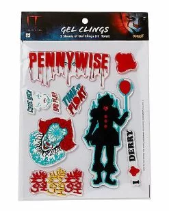 Pennywise Gel Clings - It -Halloween Sales 01494855 d