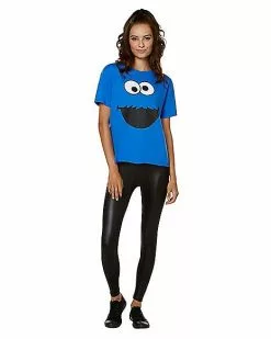 Adult Cookie Monster T Shirt - Sesame Street 9 Adult Cookie Monster T Shirt - Sesame Street -Halloween Sales 01496322 d