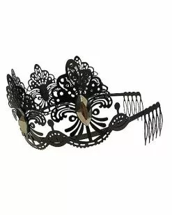 Black Filigree Crown -Halloween Sales 01503481 b
