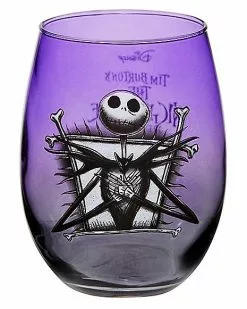 Jack Stemless Glass 20 Oz - The Nightmare Before Christmas
