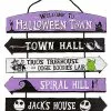 Halloween Town Ladder Sign - The Nightmare Before Christmas -Halloween Sales 01515014 a