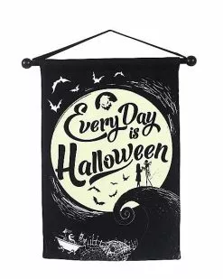 Every Day Is Halloween Scroll Sign - The Nightmare Before Christmas