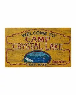 Welcome To Camp Crystal Lake Doormat - Friday The 13th