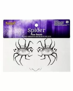 Spider Face Decals -Halloween Sales 01531409 c