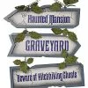 The Haunted Mansion Graveyard Sign - Disney 2 The Haunted Mansion Graveyard Sign - Disney -Halloween Sales 01541218 a