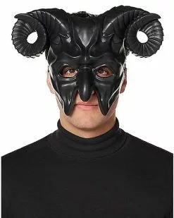 Front Page 30 Black Horror Devil Half Mask