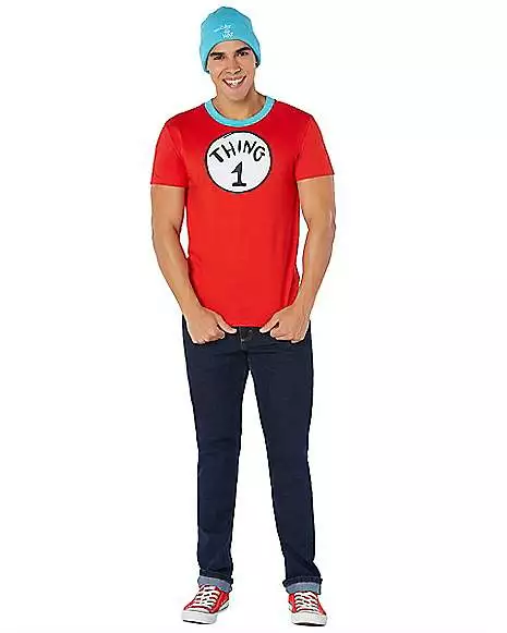 Adult Thing 1 And Thing 2 Costume Kit – Dr. Seuss 3 Adult Thing 1 And Thing 2 Costume Kit – Dr. Seuss
