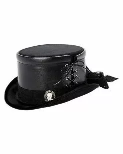 Front Page 21 Black Gothic Top Hat