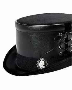 Black Gothic Top Hat -Halloween Sales 01542570 e