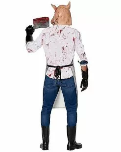 Adult Pig Butcher Costume -Halloween Sales 01543743 b