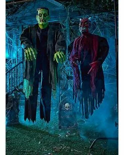 4 Ft Light-Up Hanging Vintage Monster Decoration -Halloween Sales 01546373 e