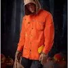 Sam Hooded Button-Up Shirt - Trick 'r Treat -Halloween Sales 01548122 a