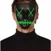 Light Up EL Wire Green Stitched Black Half Mask 1 Light Up EL Wire Green Stitched Black Half Mask -Halloween Sales 01548692 a
