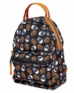 Skull And Pumpkin Mini Backpack -Halloween Sales 01548809 b